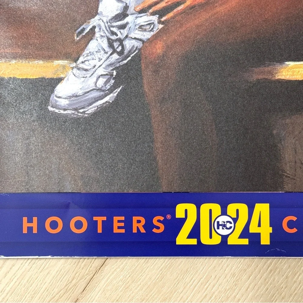 HOOTERS 2024 Calendar and Can Collie Combo Set NWT